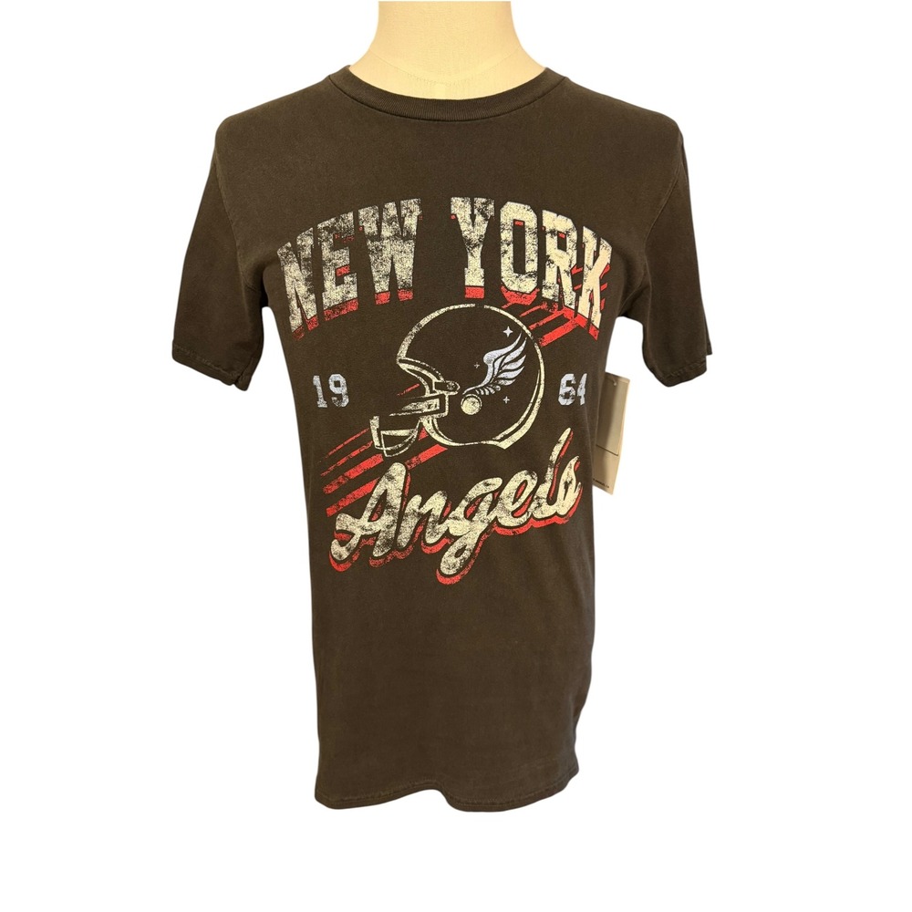The Vinyl Icons New York Angels 1964 Graphic Tee Charcoal Gray XS Mens